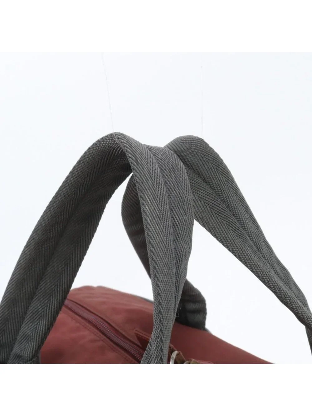 Prada Tessuto Nylon Boston Bag Tote Carry